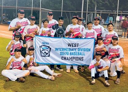 Central East Maui 50/70s on their way to World Series